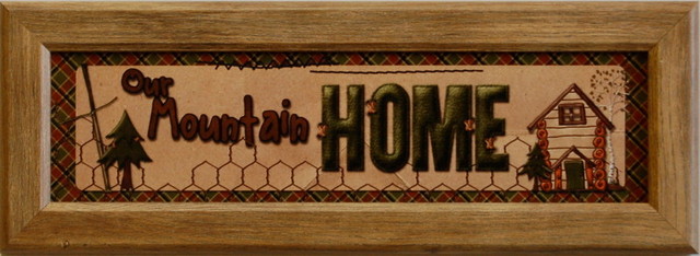 Cabin Wall Decor our mountain home rustic cabin wall decor print - rustic - prints Cabin Wall Decor our mountain home rustic cabin wall decor print - rustic - prints