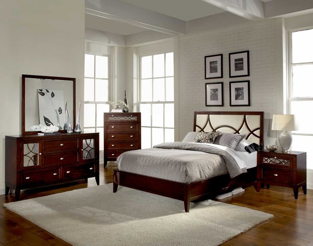 homelegance simpson bedroom set - transitional - bedroom - new york