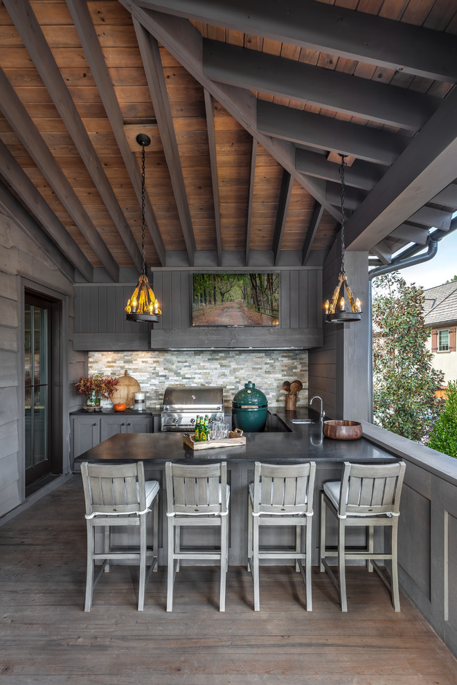Outdoor - Transitional - Porch - Atlanta - by Jessica Bradley Interiors ...