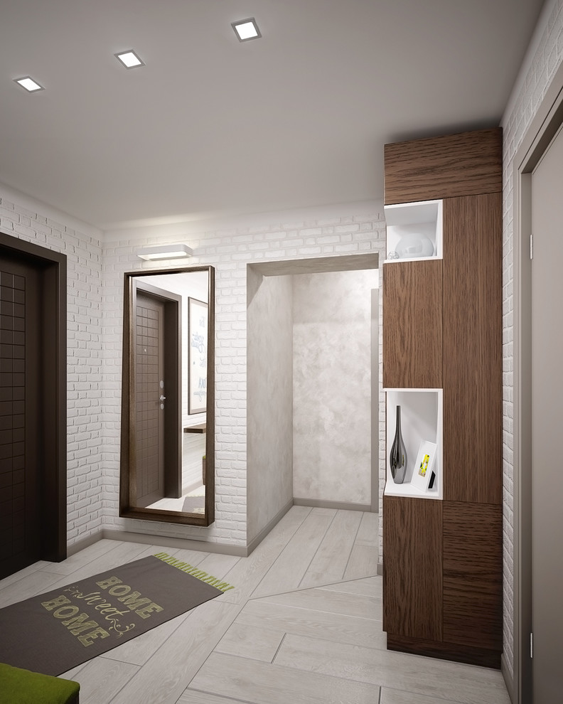 Ничего лишнего | Проект трехкомнатной квартиры в типовом доме