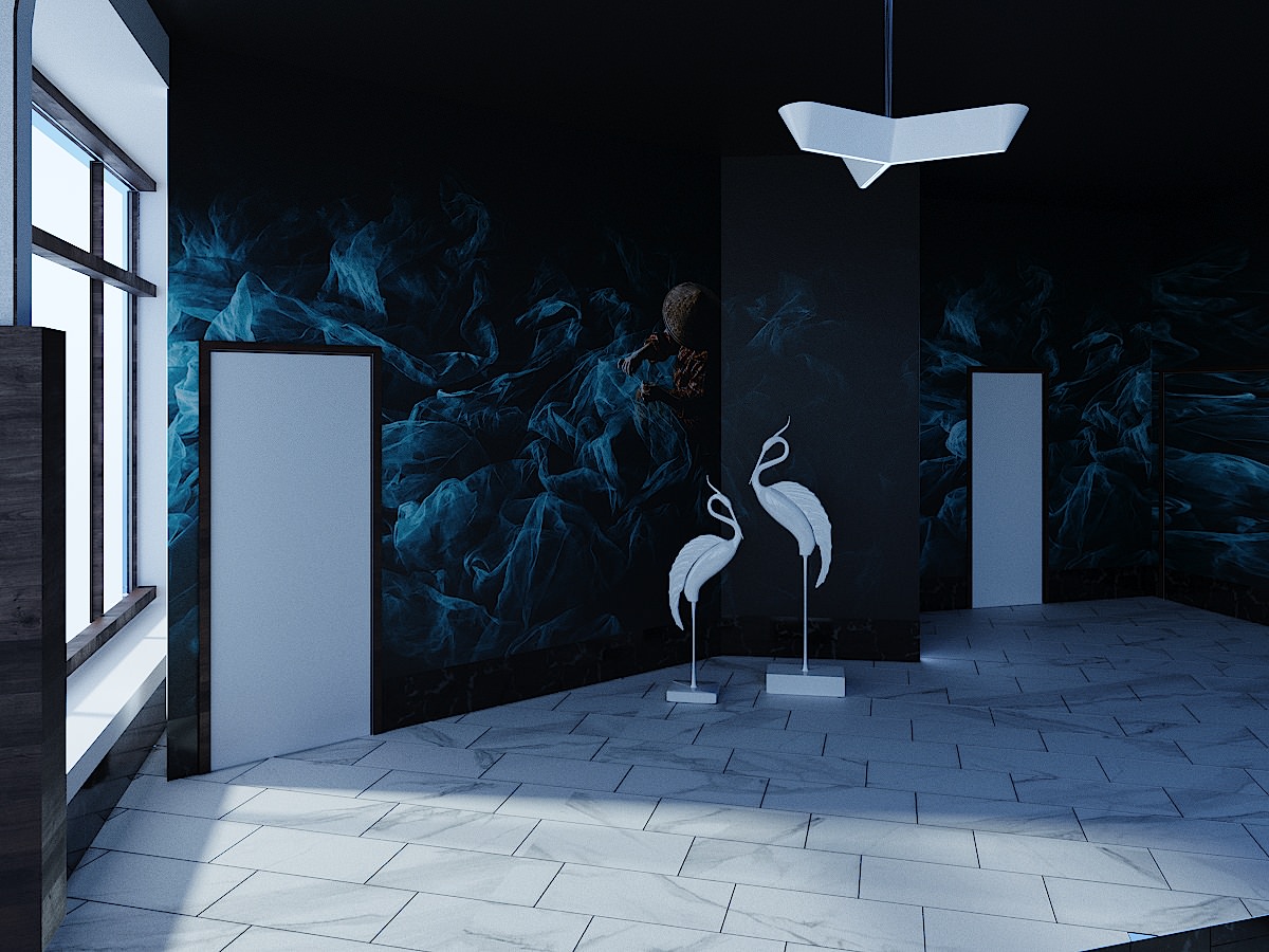 Дизайн проект интерьера бассейна