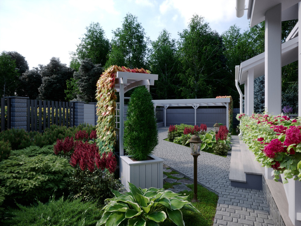 Ландшафтный дизайн в миксе стилей Прованс и Французской классики