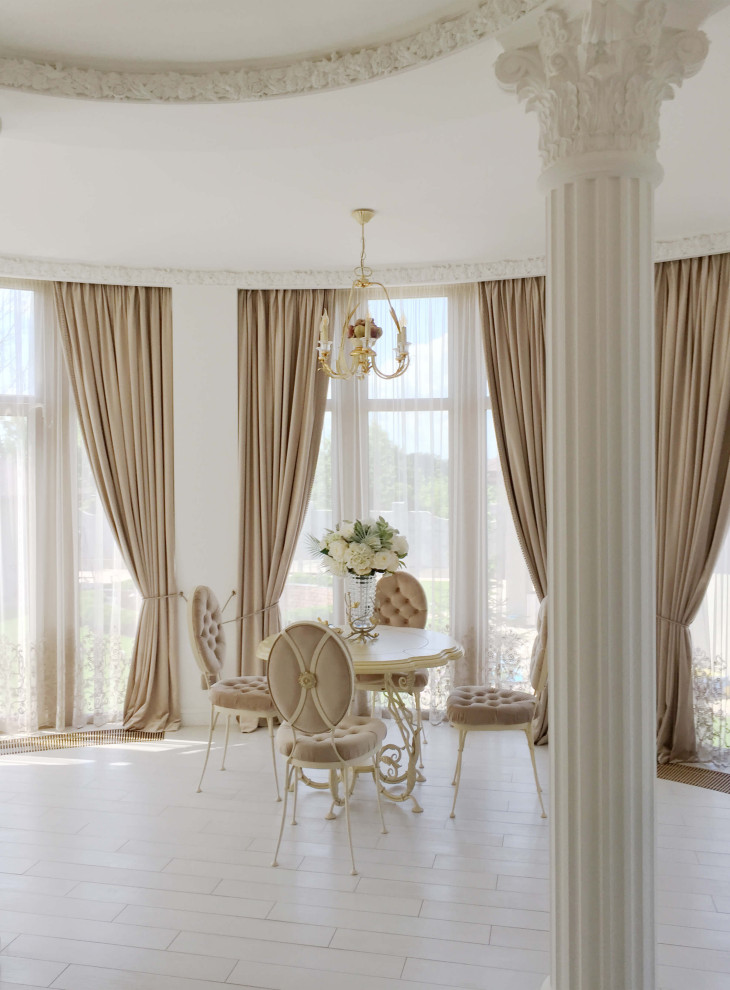 Дизайн интерьера дома в классическом стиле. Реализованный проект.