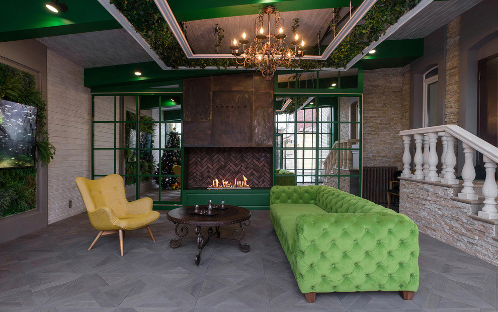 Зона отдыха в частном доме