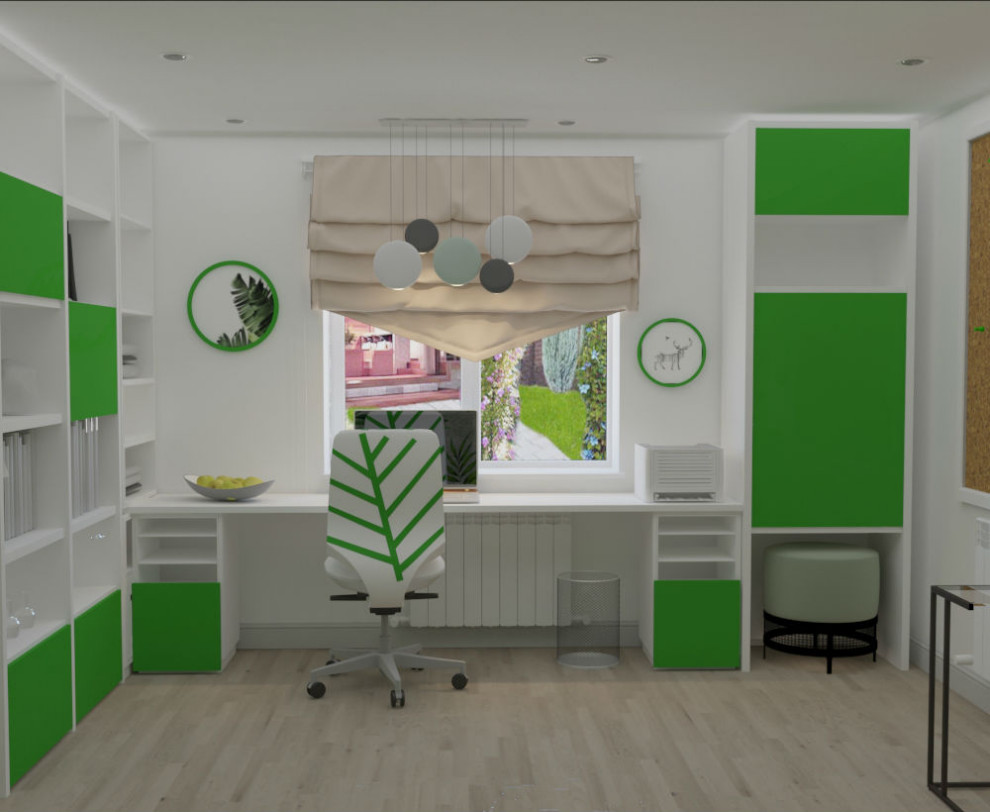 Дизайн-проект  2-го этажа дома в  ДНТ Зеленая поляна