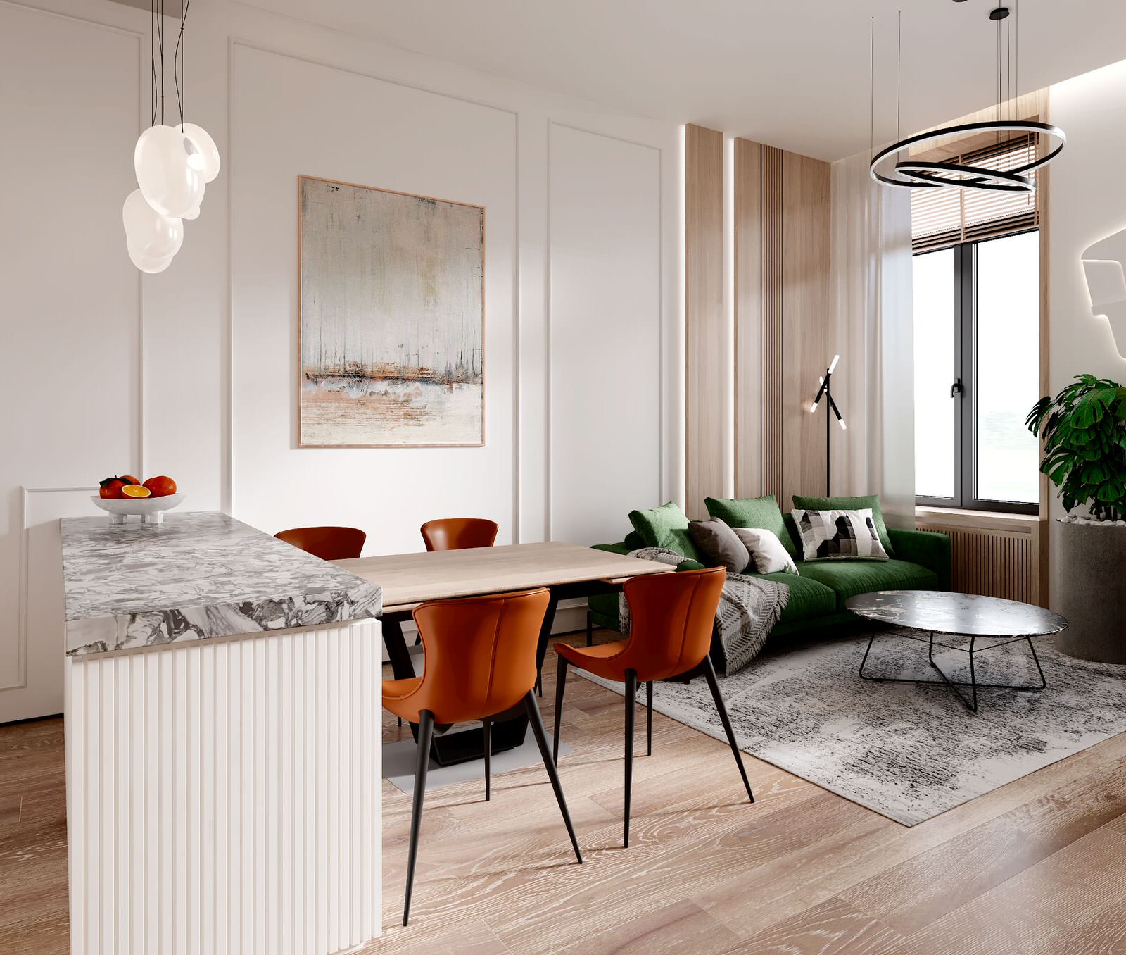 Интерьер квартиры в ЖК "Вест Гарден"