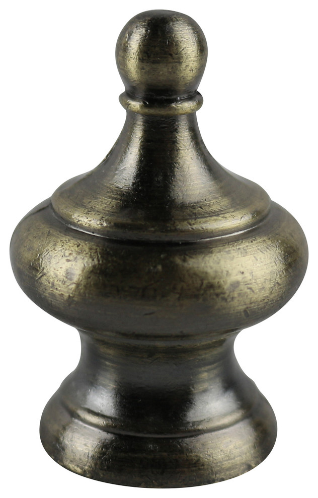 Worsley Lamp Finial, 1 3/4" Tall, Single Traditional Lighting