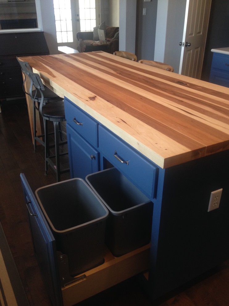 Solid Pecan Table and Paint Cabinets
