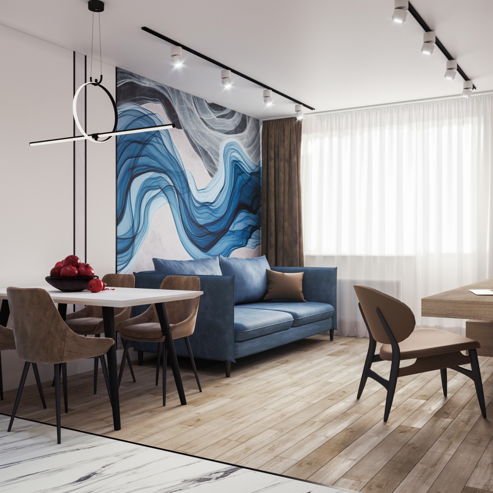 Кухня-гостиная