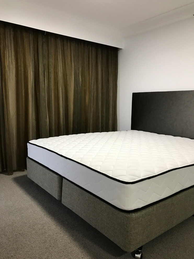 Photo of a contemporary bedroom in Gold Coast - Tweed.