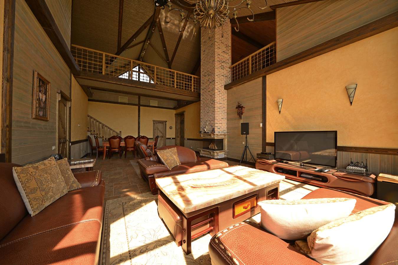 Интерьер охотничьего дома