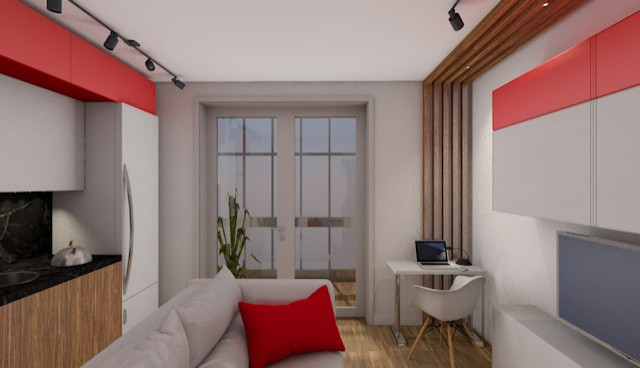 Студия 26,64 кв.м