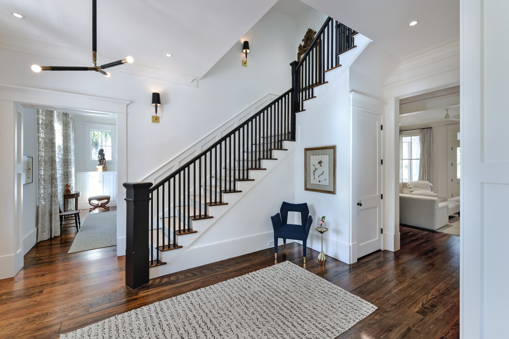 This is an example of a traditional entryway in Charleston.