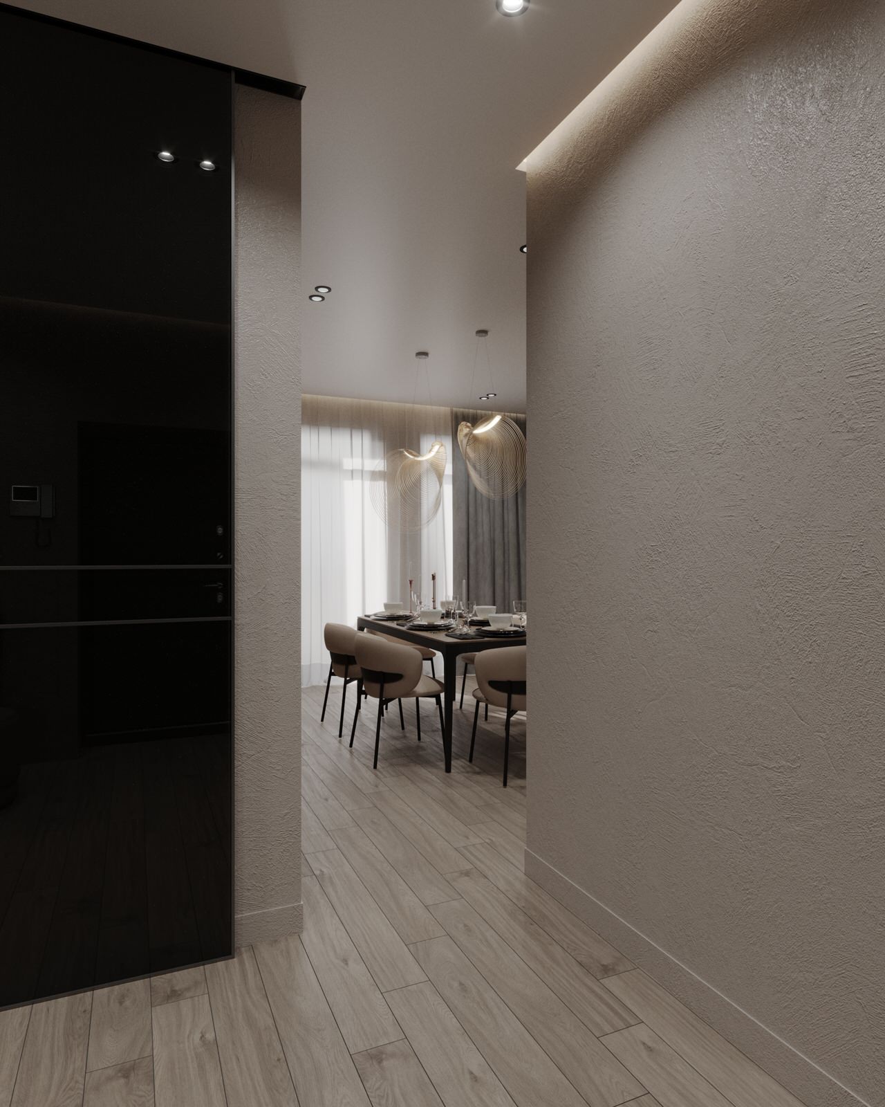 Двухкомнатная квартира с современным дизайном