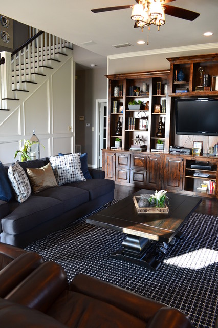 Ralph Lauren Style Living Room Klassisch Modern
