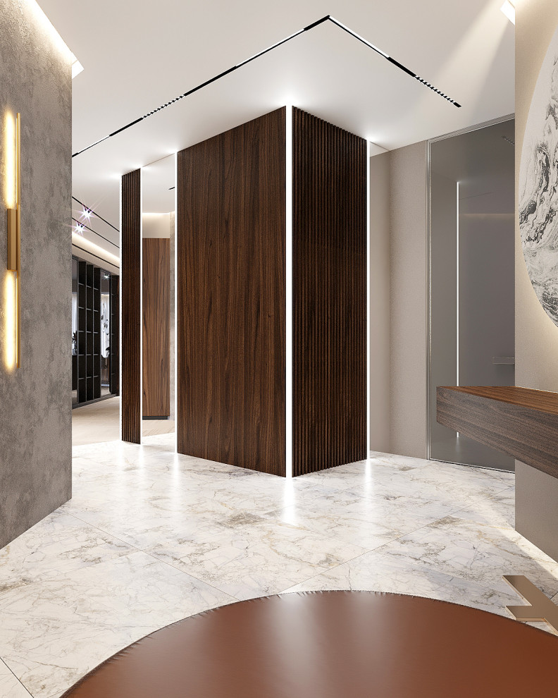 Интерьер квартиры ЖК "Ладья" в г. Самара 163м2