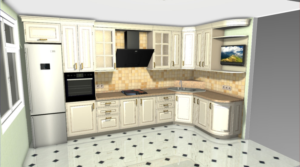 Кухонный гарнитур в классическом стиле