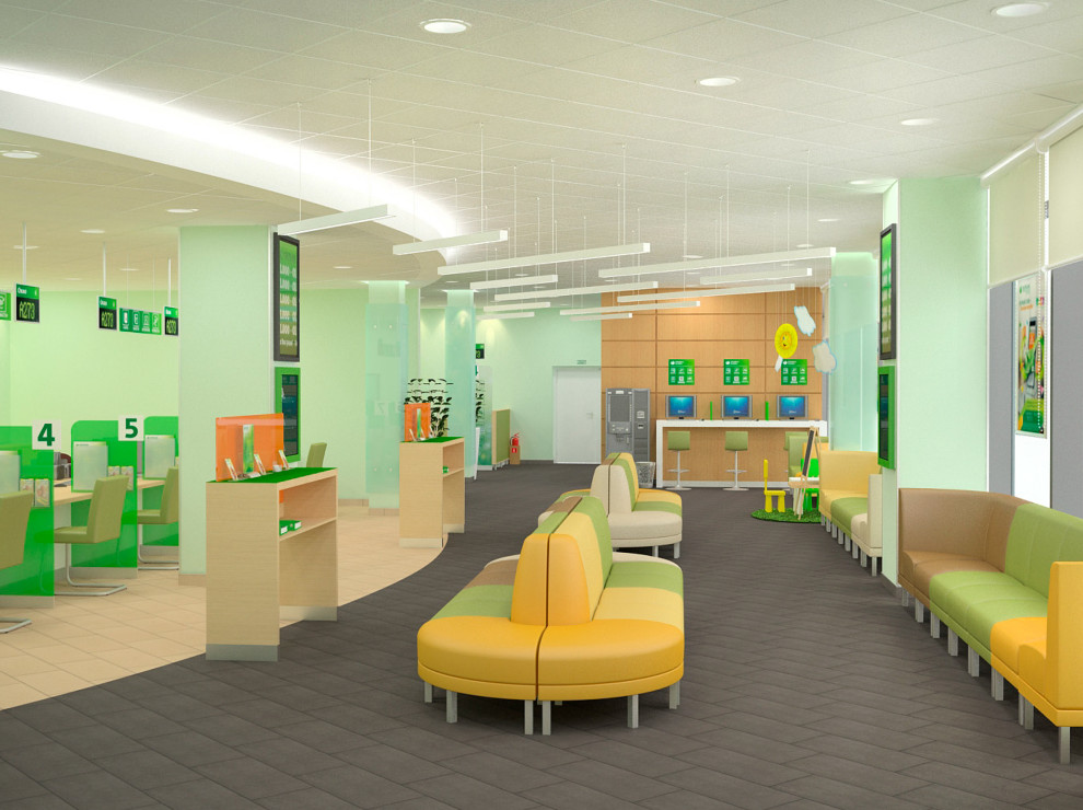 Отделения офисов для ПАО "Сбербанк России" по югу России