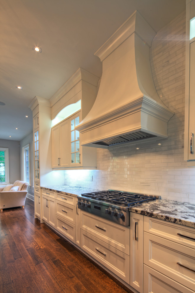 Example of a large transitional kitchen design in Toronto