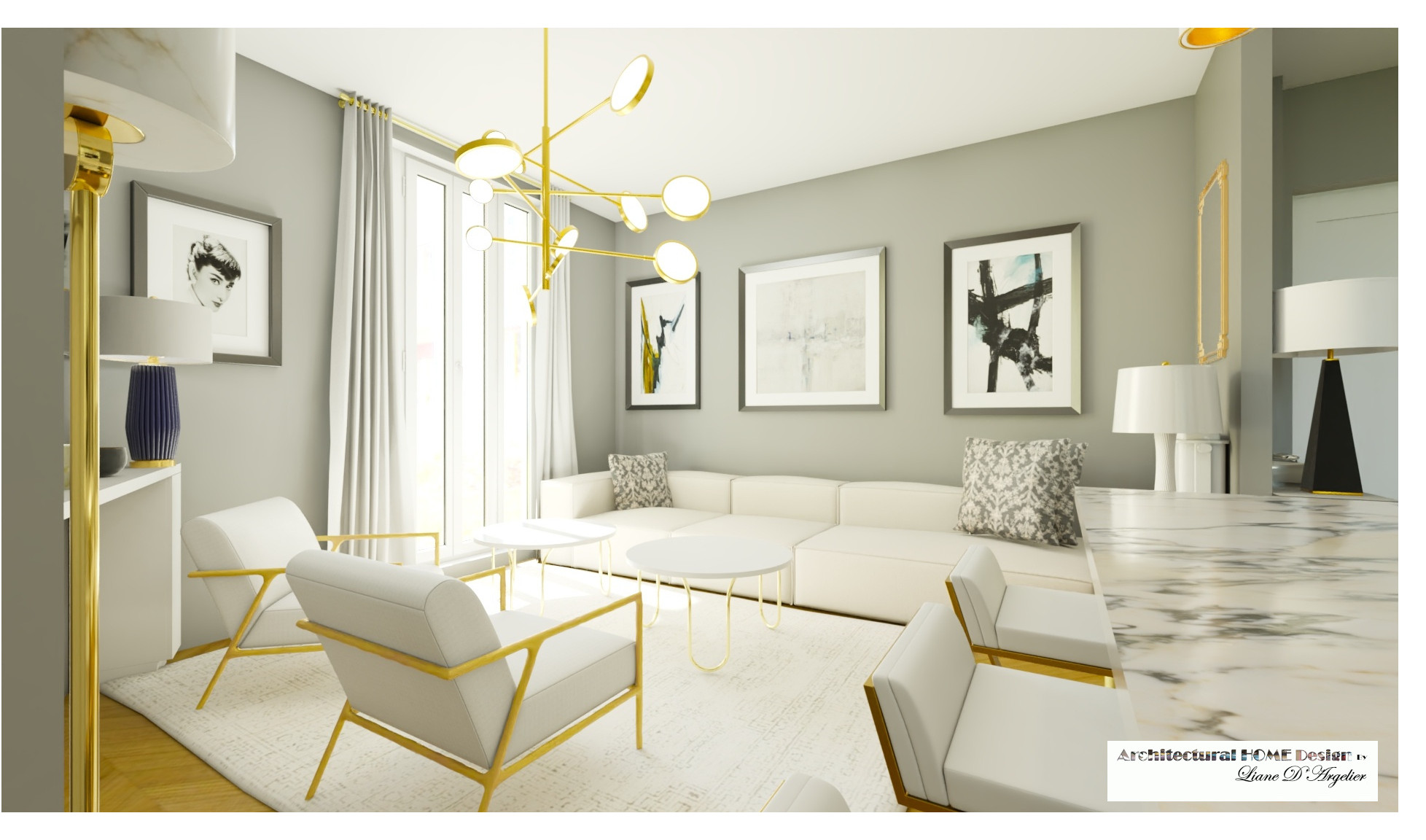 Appartement Haussmannien cœur de Nice.