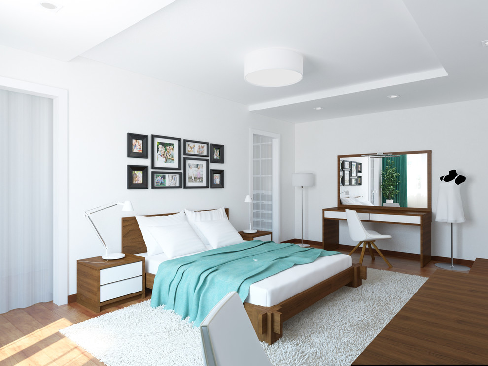 Спальная комната в стиле минимализм