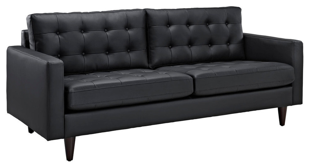 Reid Tufted Leather Sofa