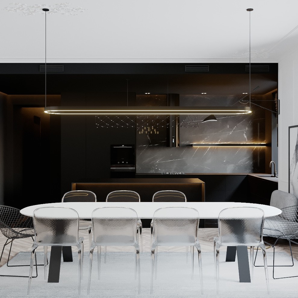 Квартира 235м2 в стиле современная классика