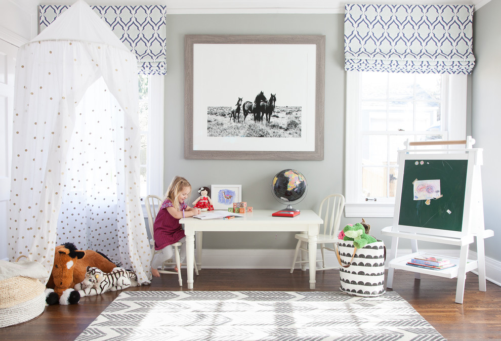 Photo of a transitional kids' room in Nashville.