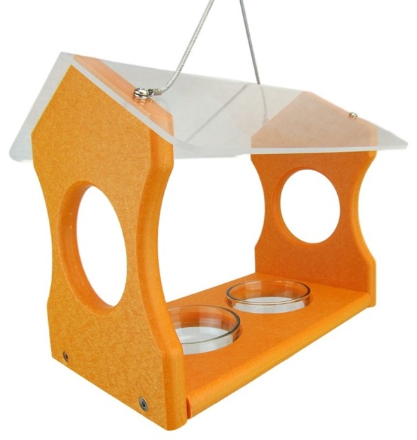 Nature Products Usa Orange Oriole Poly Lumber Bird Feeder 3000