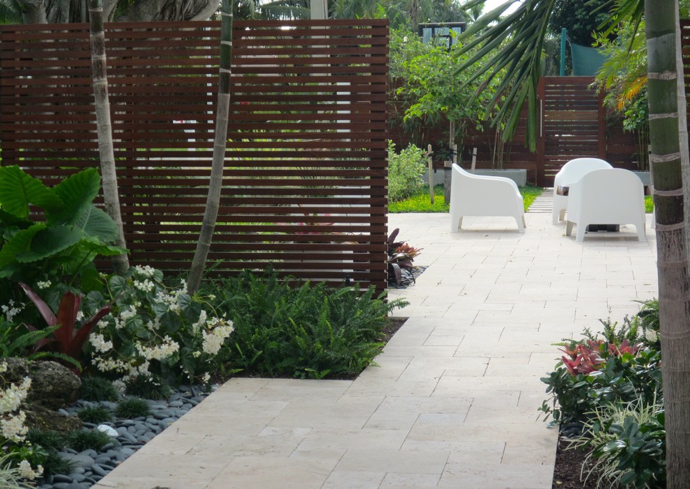 Front Yard Landscape South Florida Tropical Landscape Miami By Matthew Giampietro Garden Design