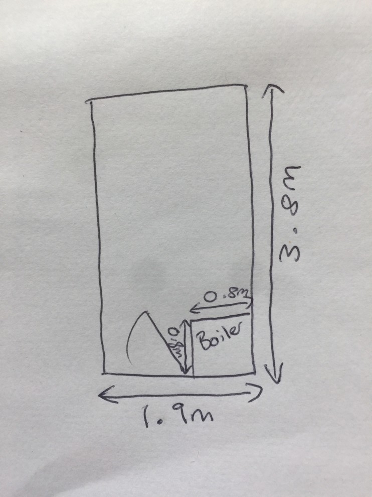 walkin bath and shower wet area possible with these dimensions