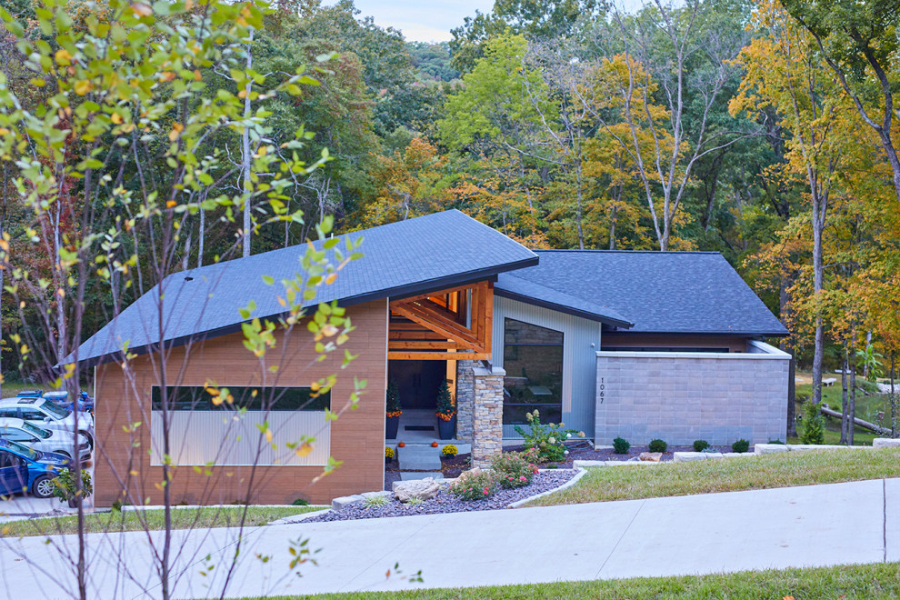 Mid Century Modern Home Midcentury Exterior St Louis by Tim