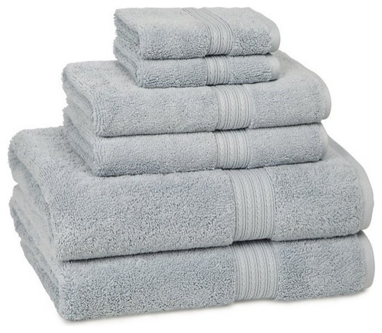 Kassadesign Bath Towels- Smoke Blue