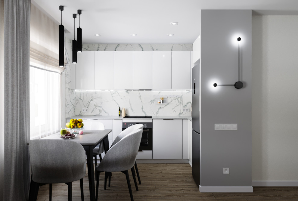 Квартира в минимализме на северной стороне