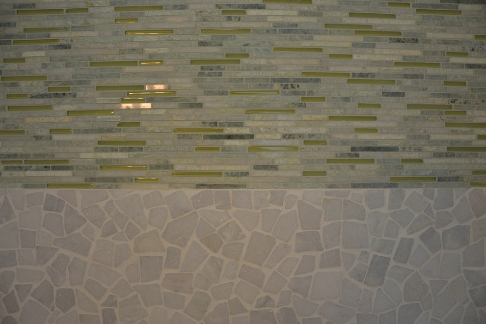 Inspiration for a mid-sized transitional bathroom remodel