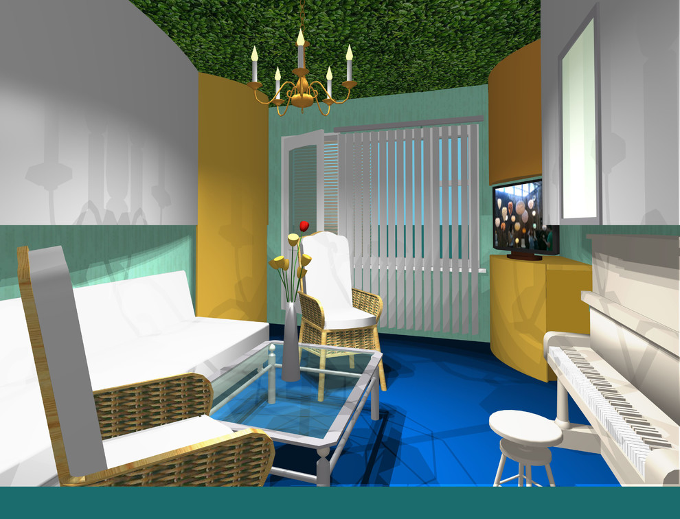 интерьер жилой комнаты