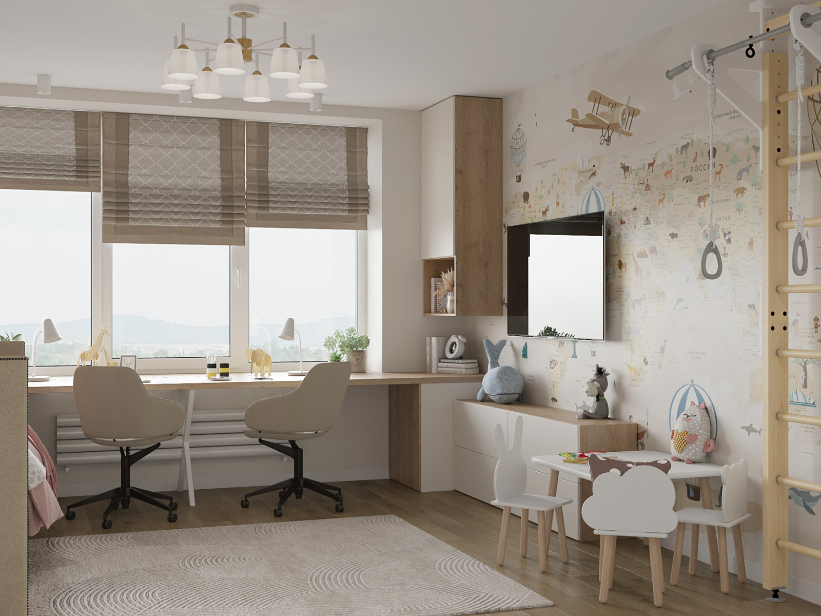 ЖК Новое Купчино, 105м.кв. Современный стиль