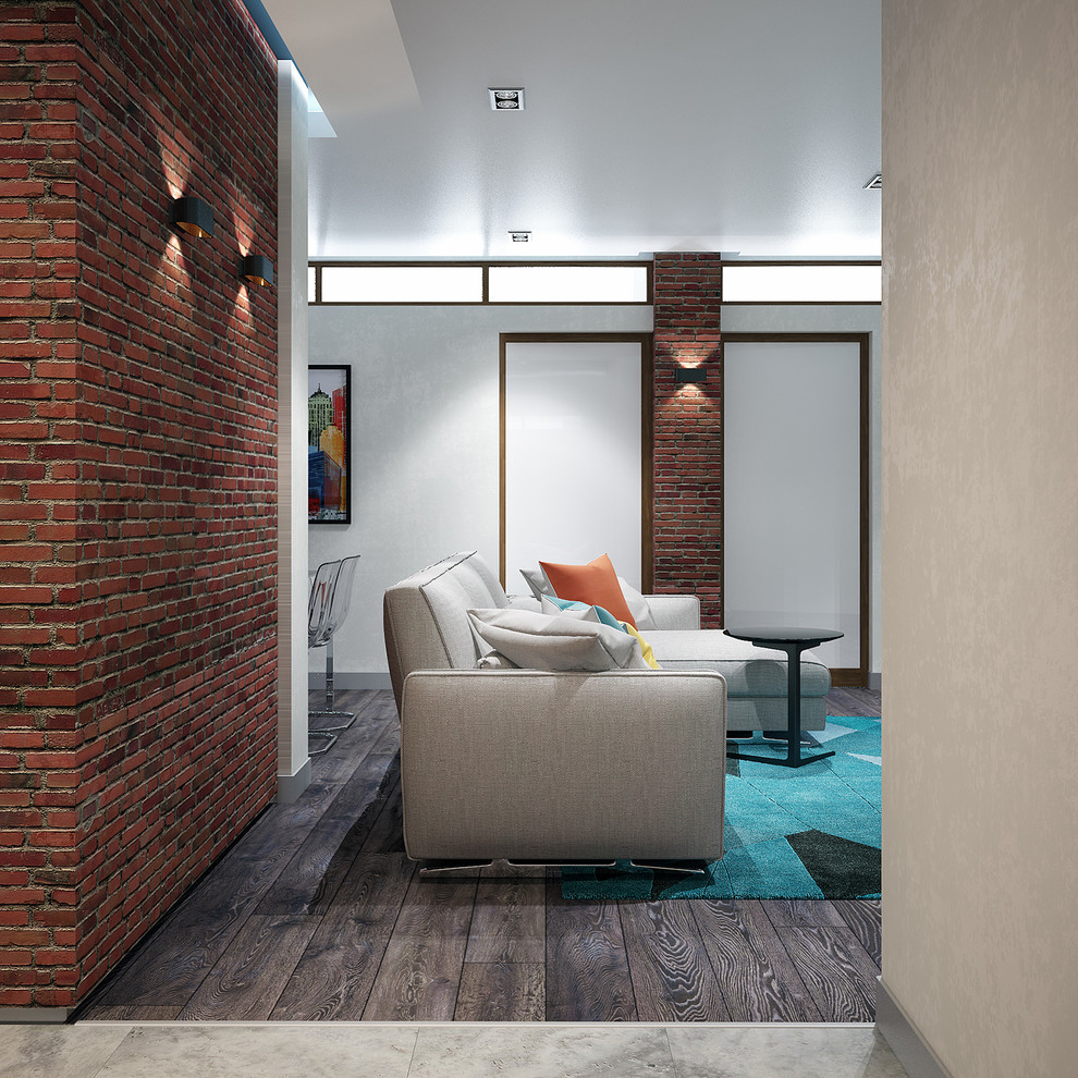 Дизайн-проект квартиры со свободной планировкой, Нижний Новгород