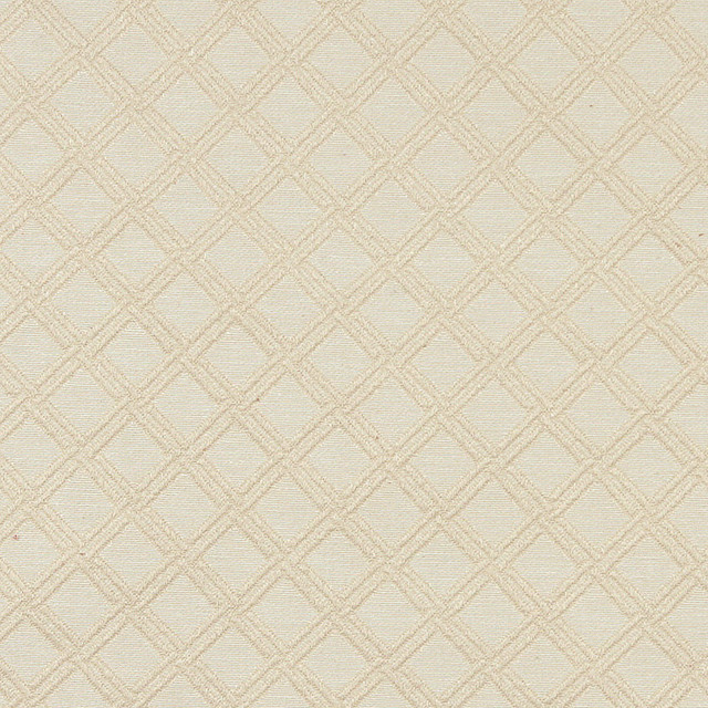 Off White Stitched Diamond Woven Matelasse Upholstery Grade Fabric By The Yard