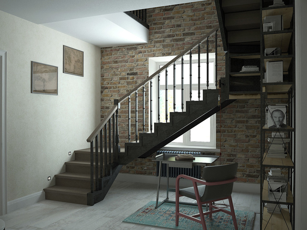 лестница в стиле лофт