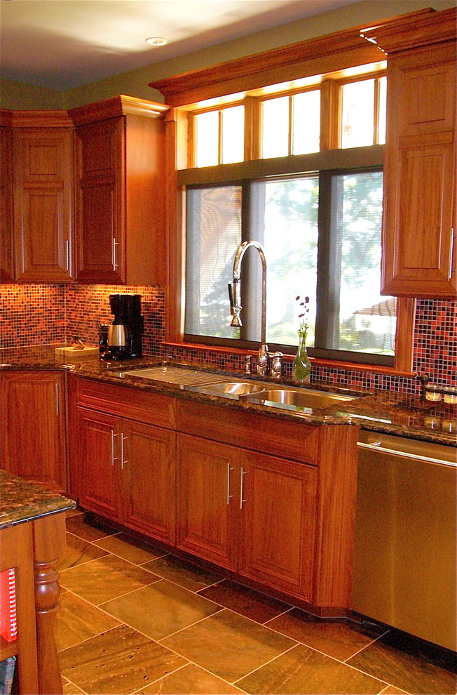 Kitchen Cabinetry Sink Area Traditional Kitchen Cleveland