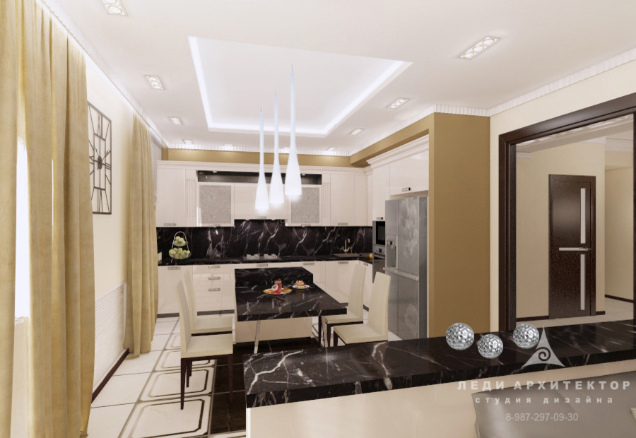 Дизайн-проект квартиры с мансардой