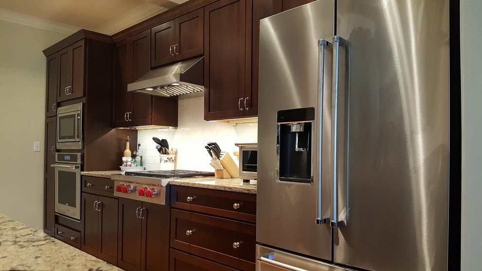 Example of a transitional kitchen design in Baltimore