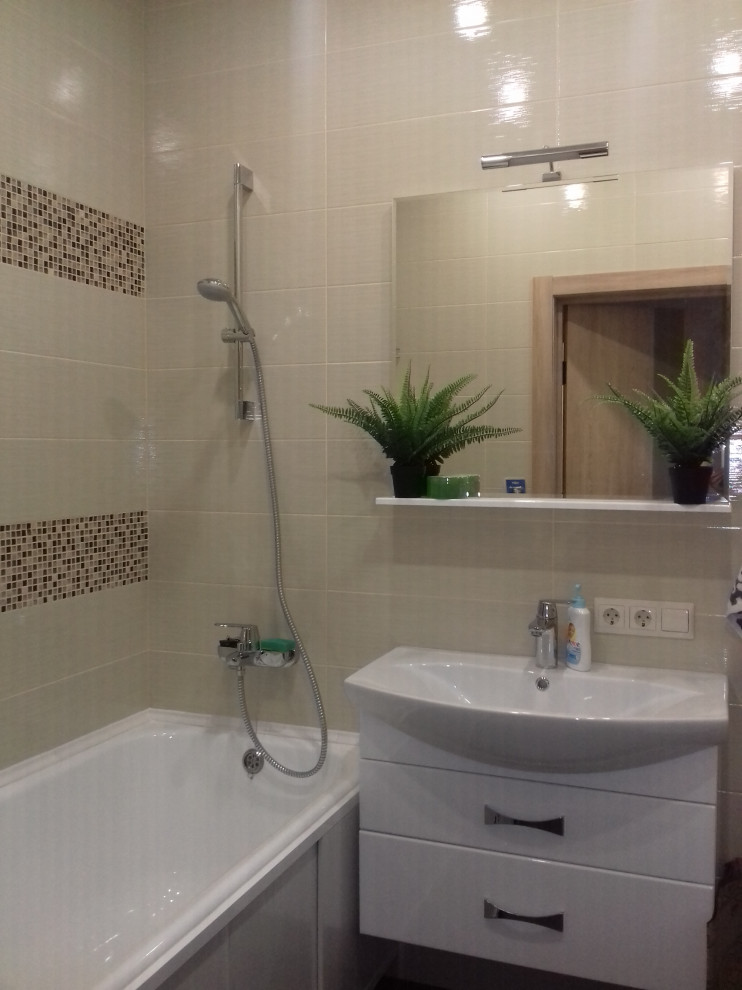 Квартира с зелеными акцентами