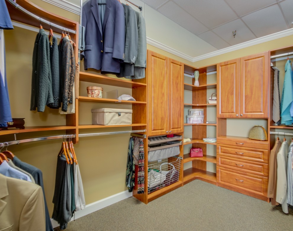 This is an example of a traditional storage and wardrobe in Charleston.