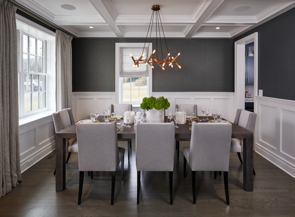 Scarsdale - Transitional dining room photo in Raleigh