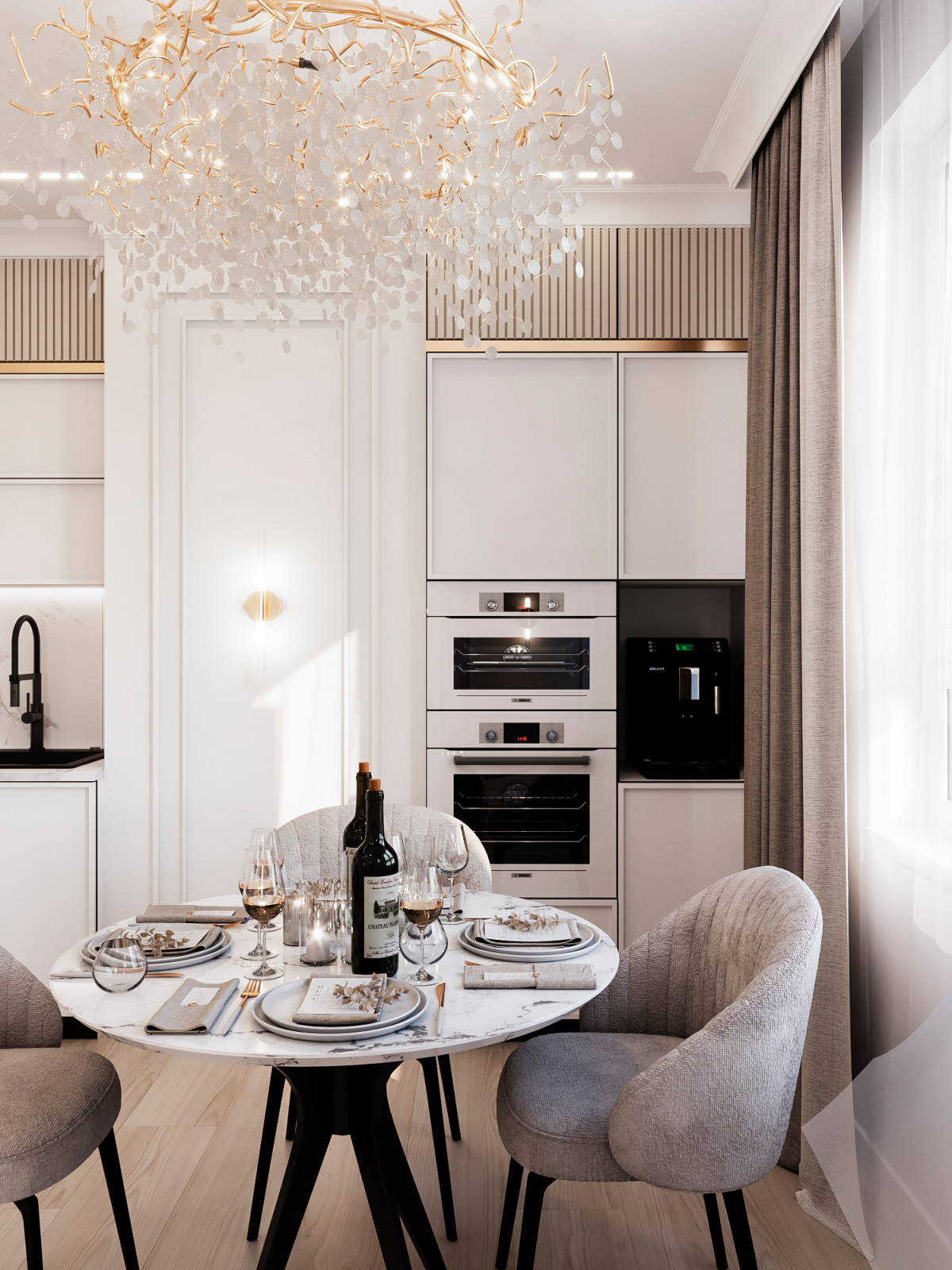 ДИЗАЙН ПРОЕКТ КВАРТИРЫ S=56,07 КВ.М.