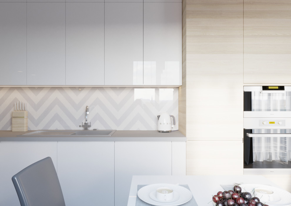 Кухня-гостиная в загородном доме