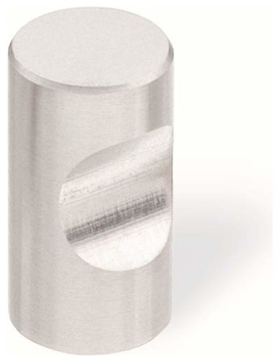 Schwinn Hardware Cylinder Recessed Knob, 4/5 Inch Stainless Steel