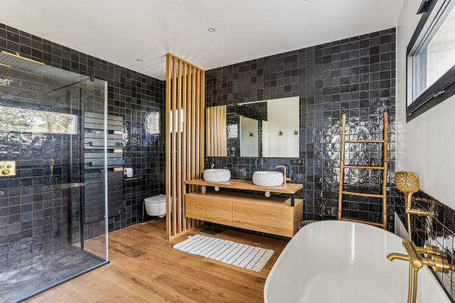 R&eacute;novation d'une maison modern-badezimmer